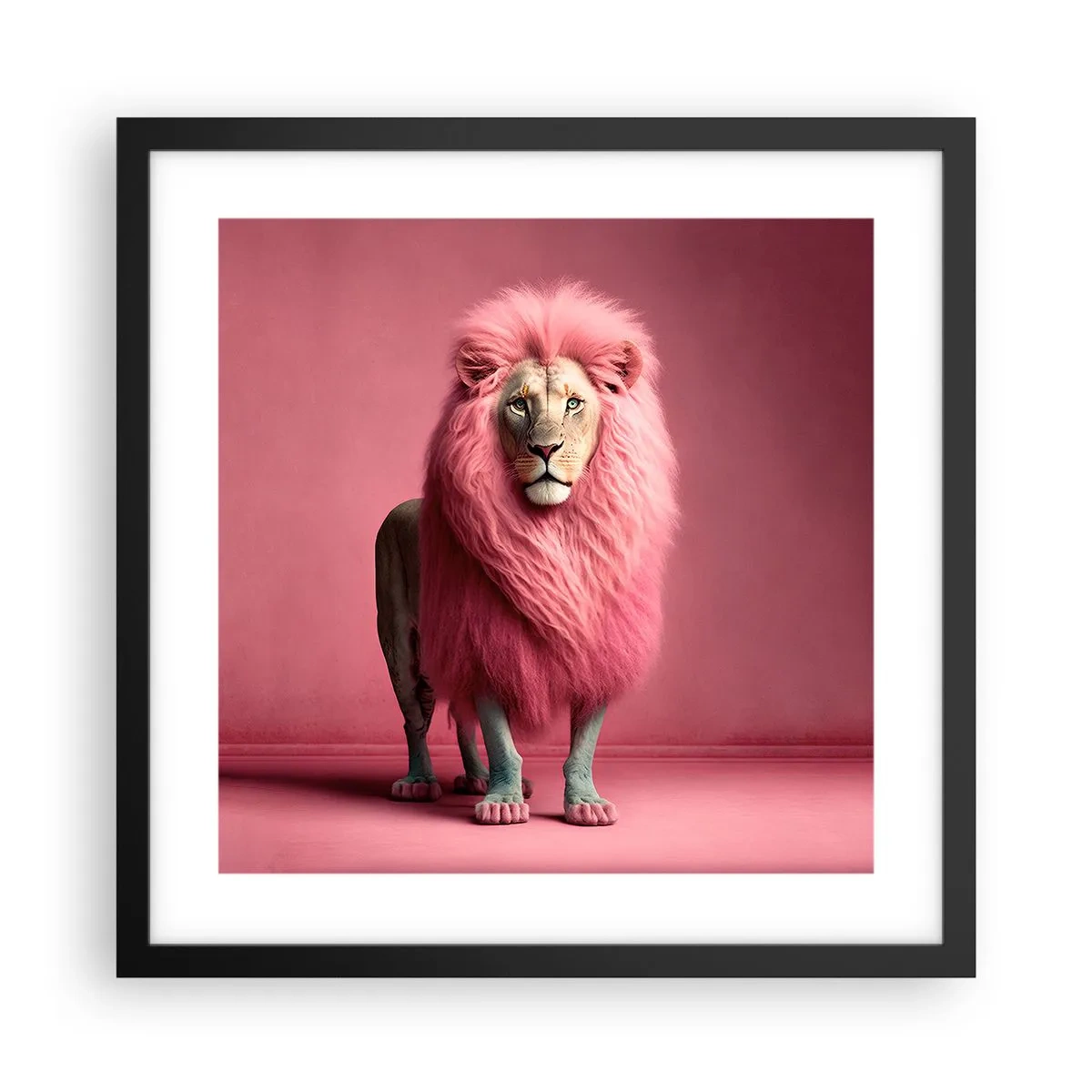 Plakat w czarnej ramie - I już się nie boisz - 40x40 cm