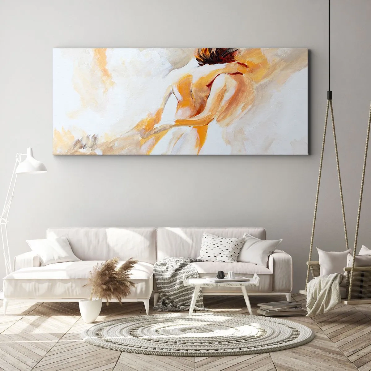 Obraz na płótnie - W niebie bliskości - 100x40 cm