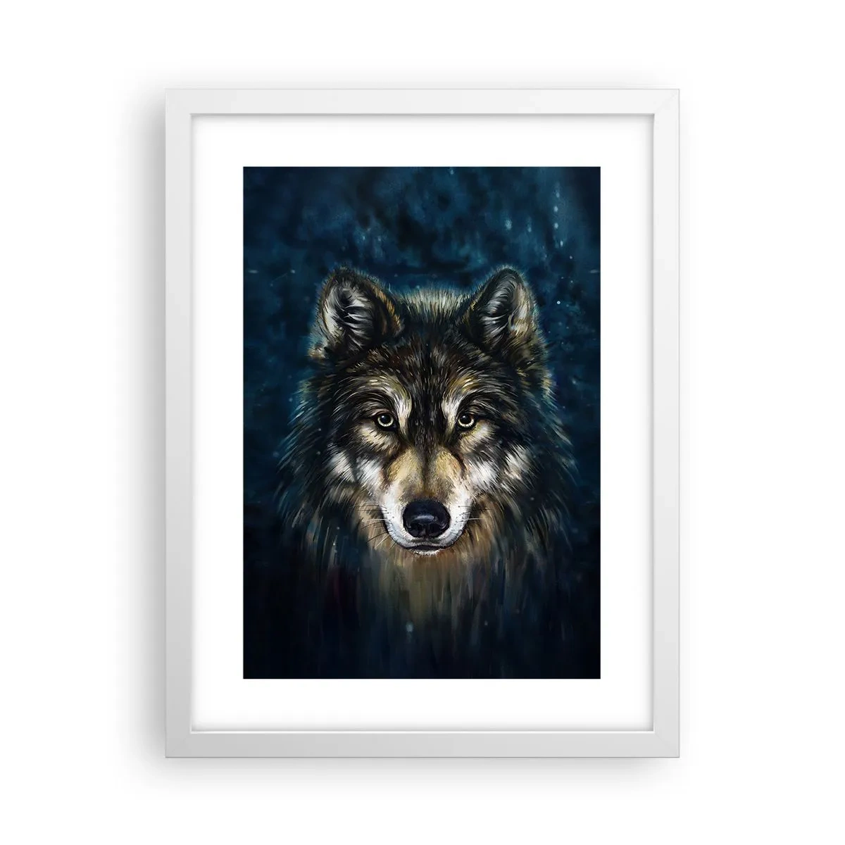 Plakat w białej ramie - Alfa? I omega - 30x40 cm