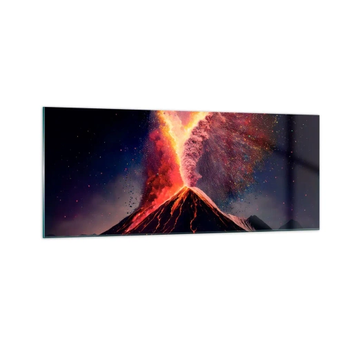 Obraz na szkle - Piękno i groza - 100x40 cm