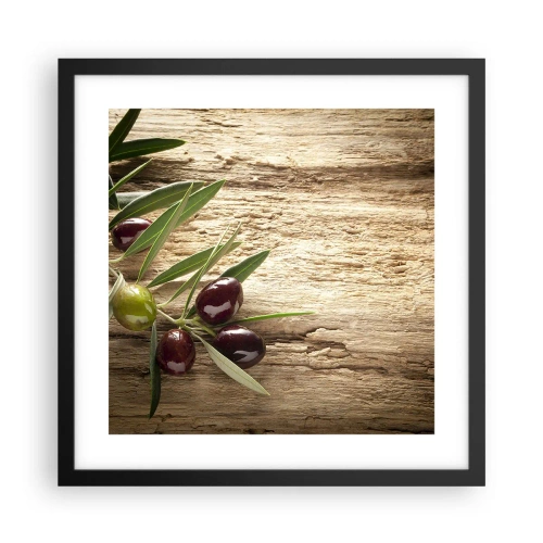 Plakat w czarnej ramie - Prosto od natury - 40x40 cm