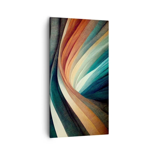 Obraz na płótnie - Utkane z barw - 55x100 cm
