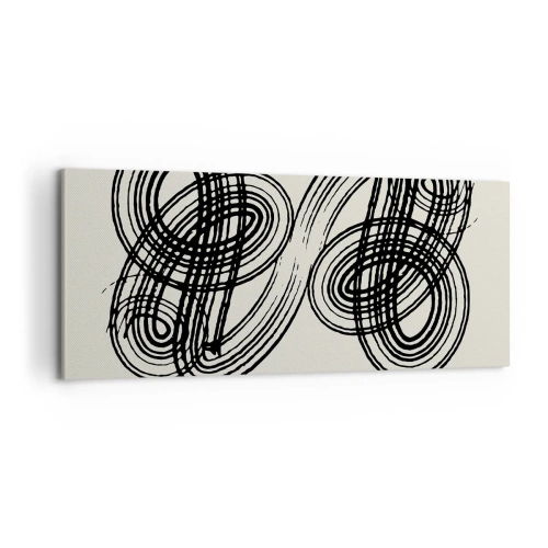 Obraz na płótnie - Wyszło spontanicznie - 100x40 cm