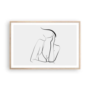 Plakat w ramie jasny dąb - Na fali marzeń - 91x61 cm