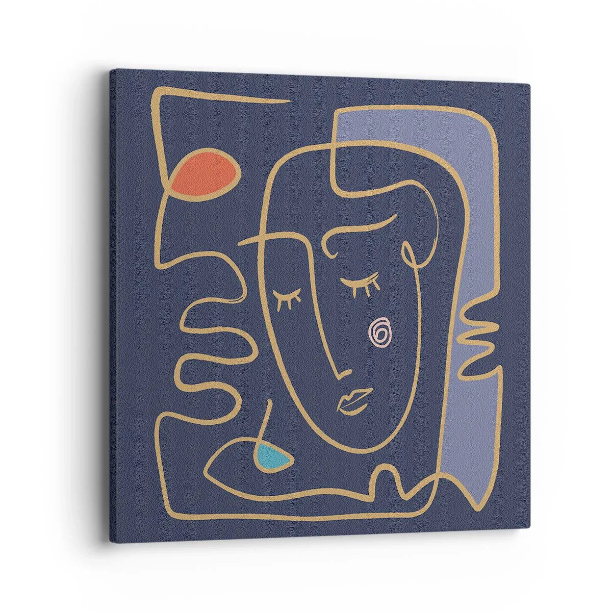 Obraz na płótnie - W zamyśleniu - 40x40 cm