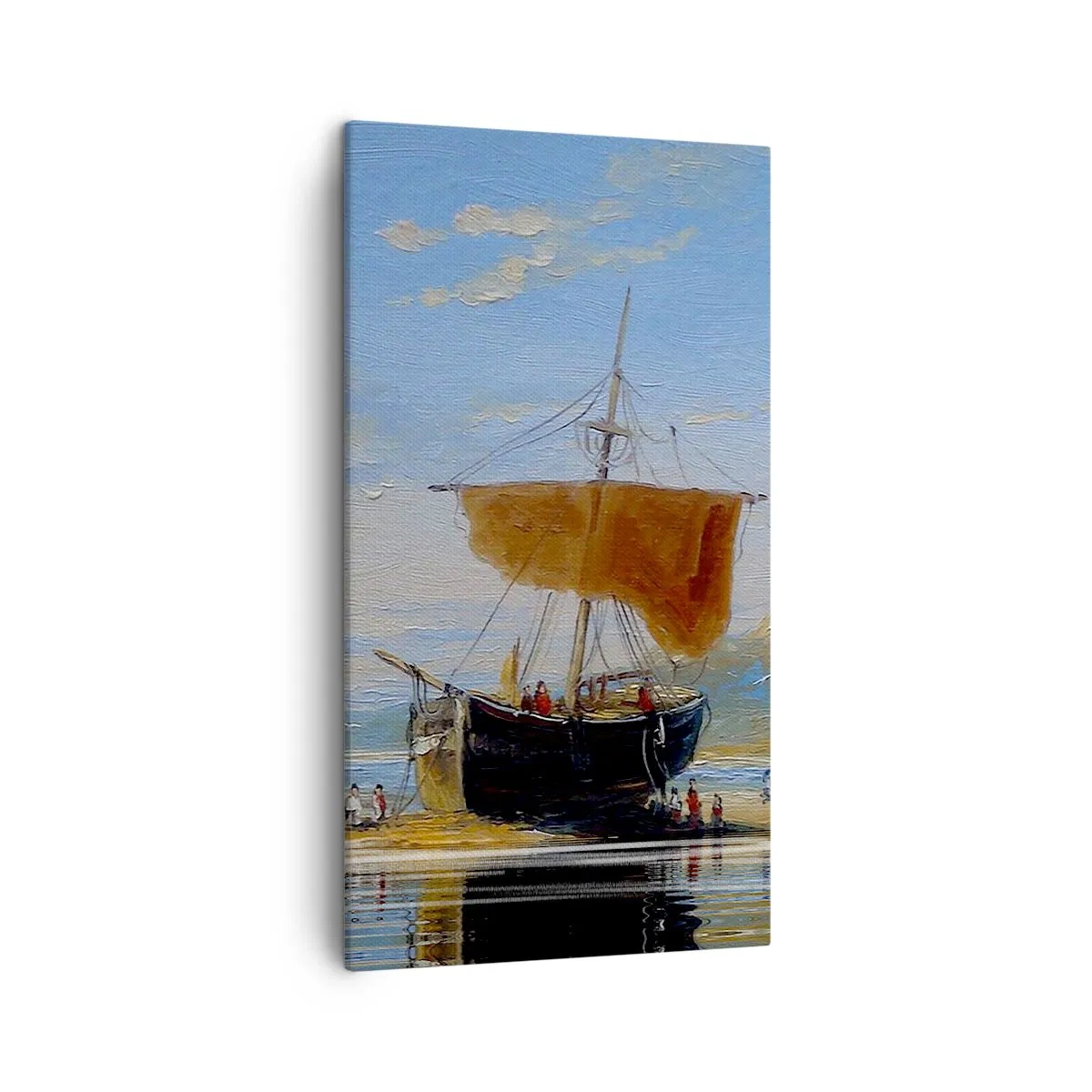 Obraz na płótnie - Woda, ziemia, powietrze - 45x80 cm