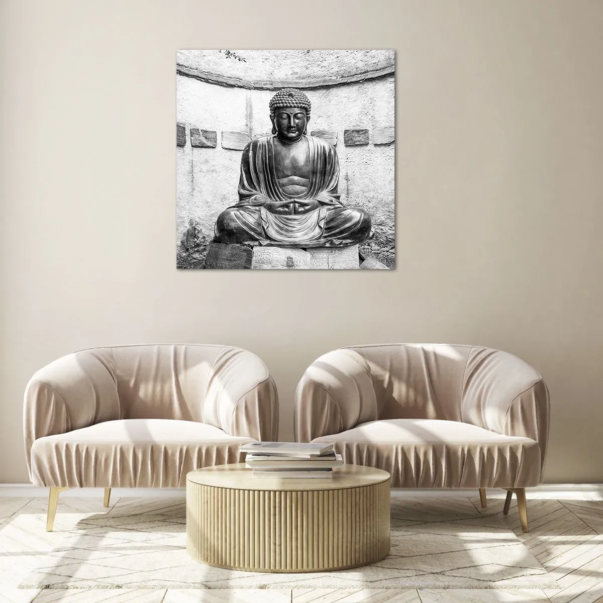 Obraz na szkle - U źródeł spokoju - 50x50 cm