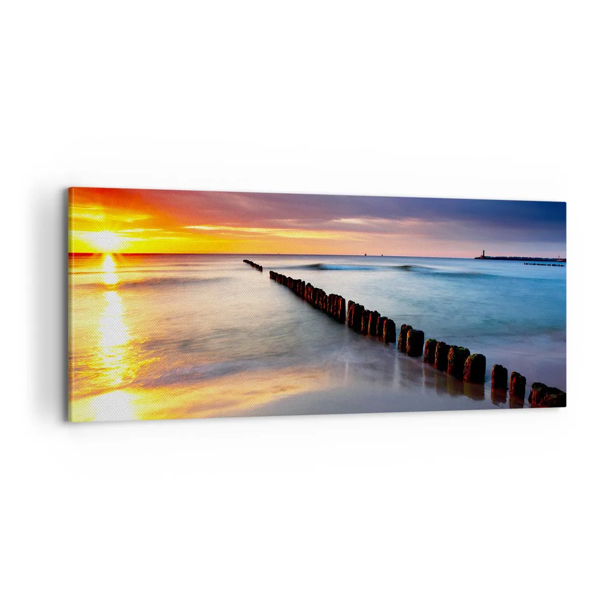 Obraz na płótnie - Posłuchaj ciszy - 100x40 cm