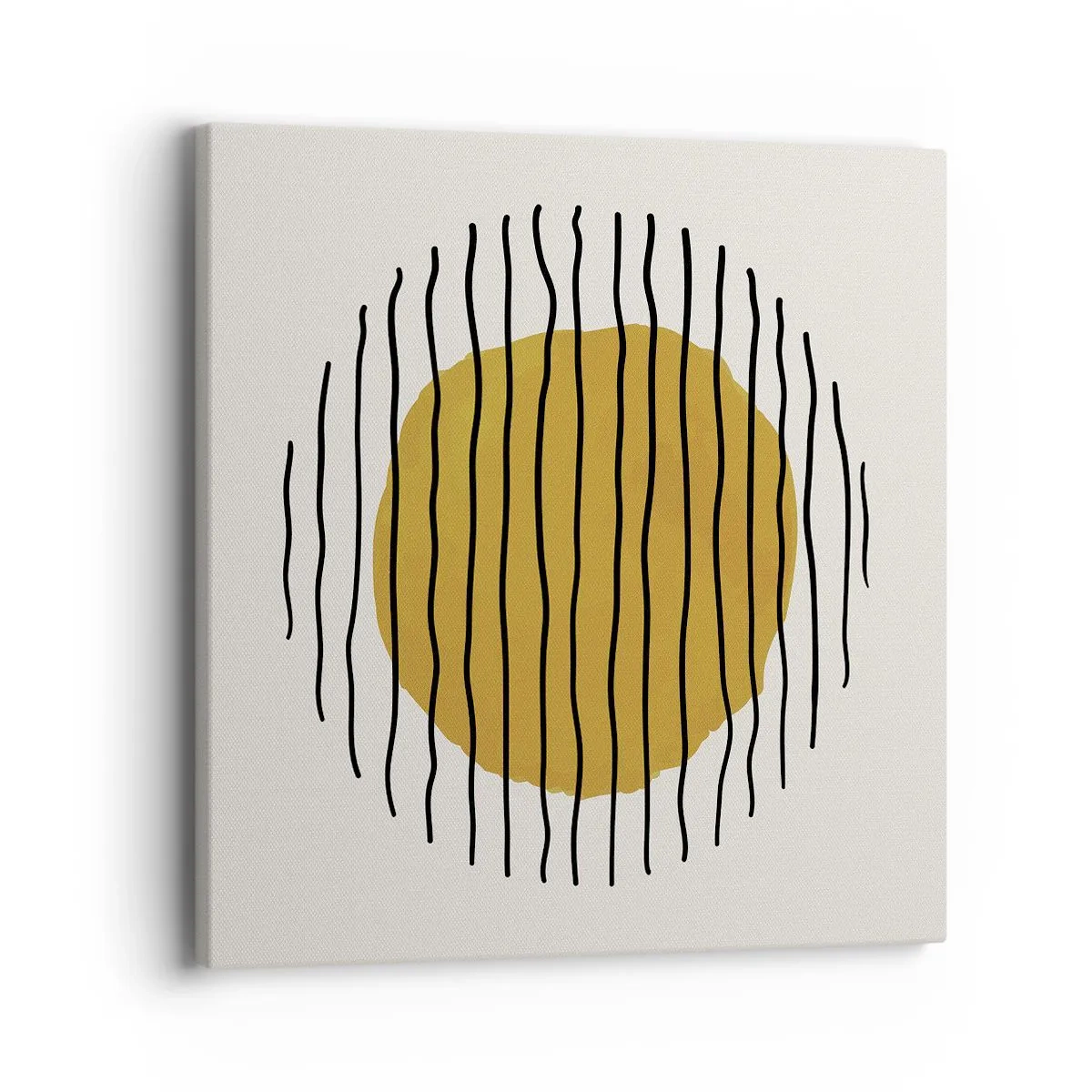 Obraz na płótnie - Abstrakcja drżąca od żaru - 40x40 cm