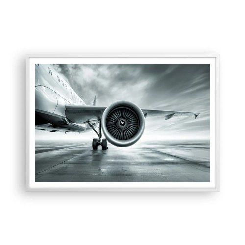 Plakat w białej ramie - Jest moc! - 100x70 cm