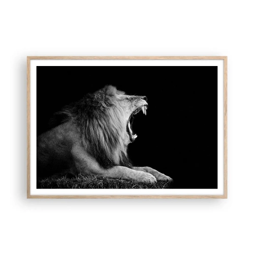 Plakat w ramie jasny dąb - Bez żadnych wątpliwości - 100x70 cm