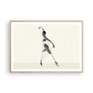 Plakat w ramie jasny dąb - W teatrze świata - 100x70 cm