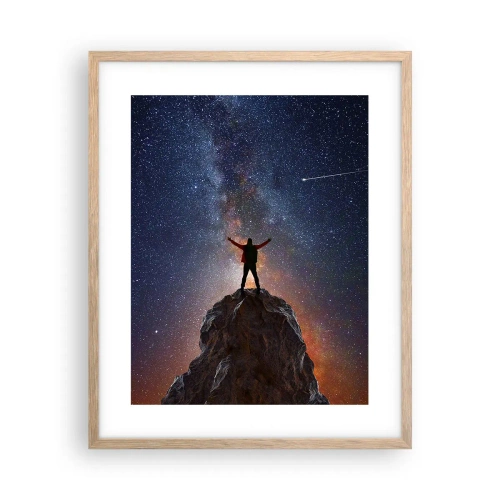 Plakat w ramie jasny dąb - Moc jest ze mną! - 40x50 cm