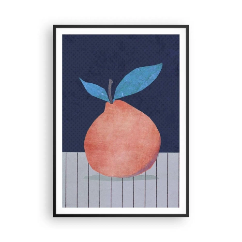 Plakat w czarnej ramie - Wypukłość i płaszczyzna - 70x100 cm