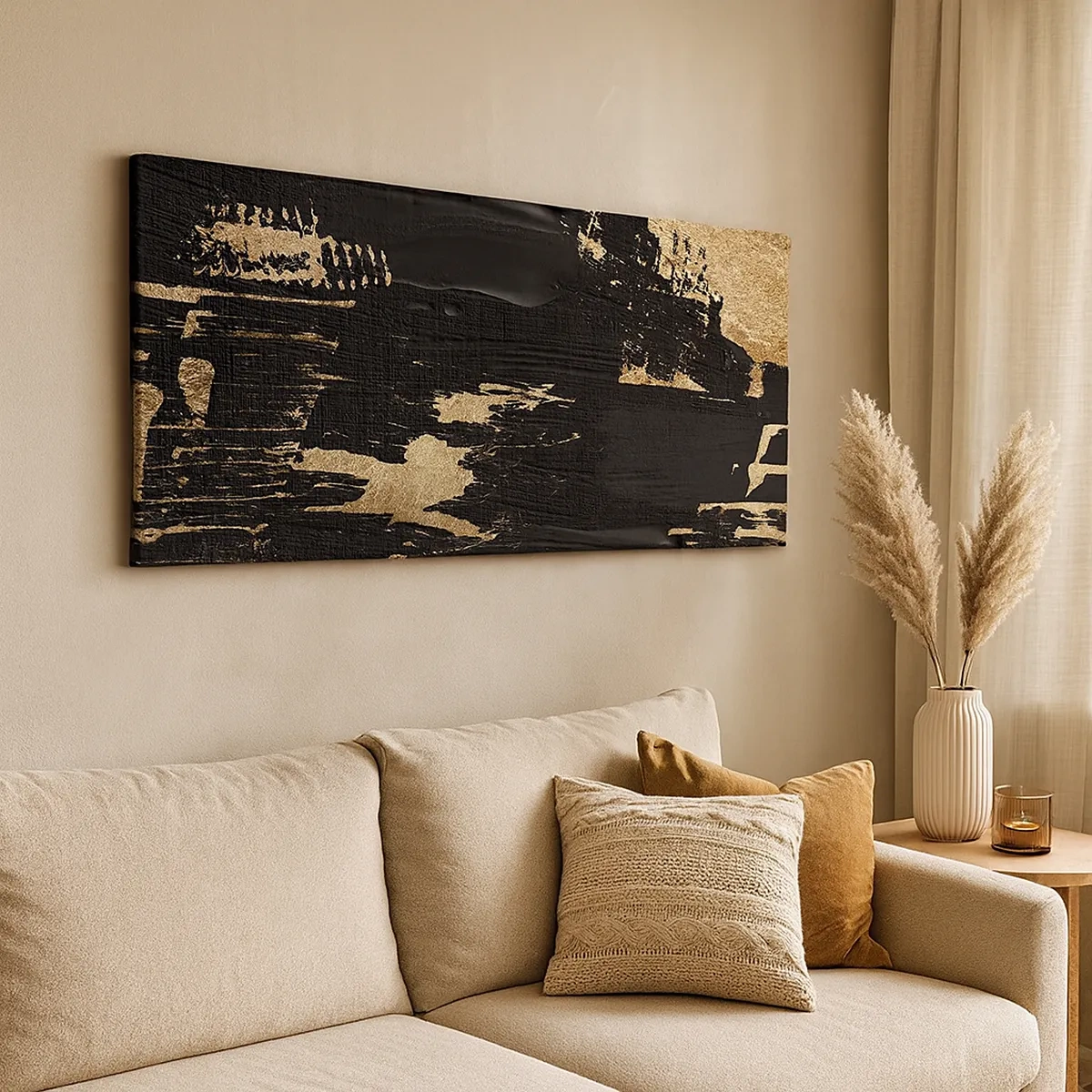 Obraz na płótnie - Ślad dotyku - 30x30 cm