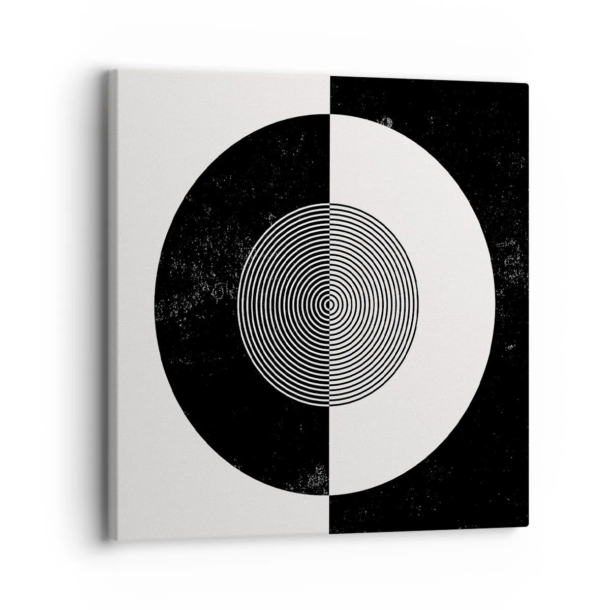 Obraz na płótnie - Harmonia w czerni i bieli - 30x30 cm
