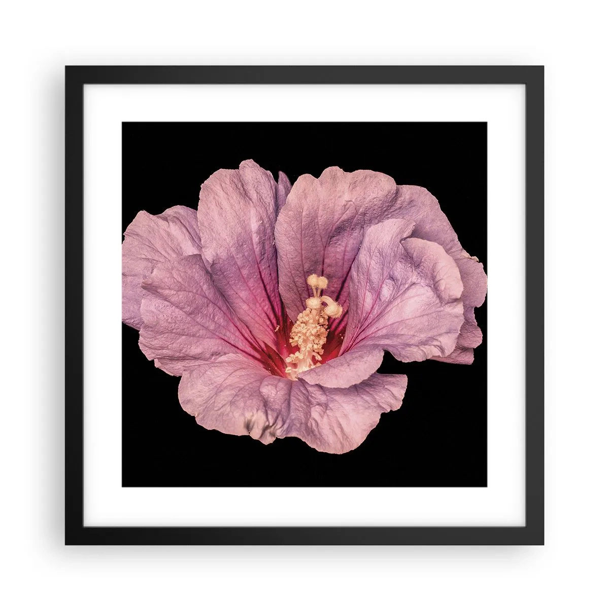 Plakat w czarnej ramie - Prosto do serca - 40x40 cm