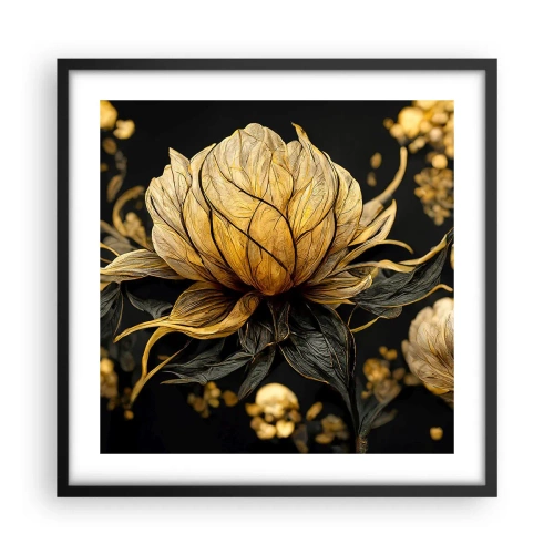 Plakat w czarnej ramie - Subtelna kruchość - 50x50 cm