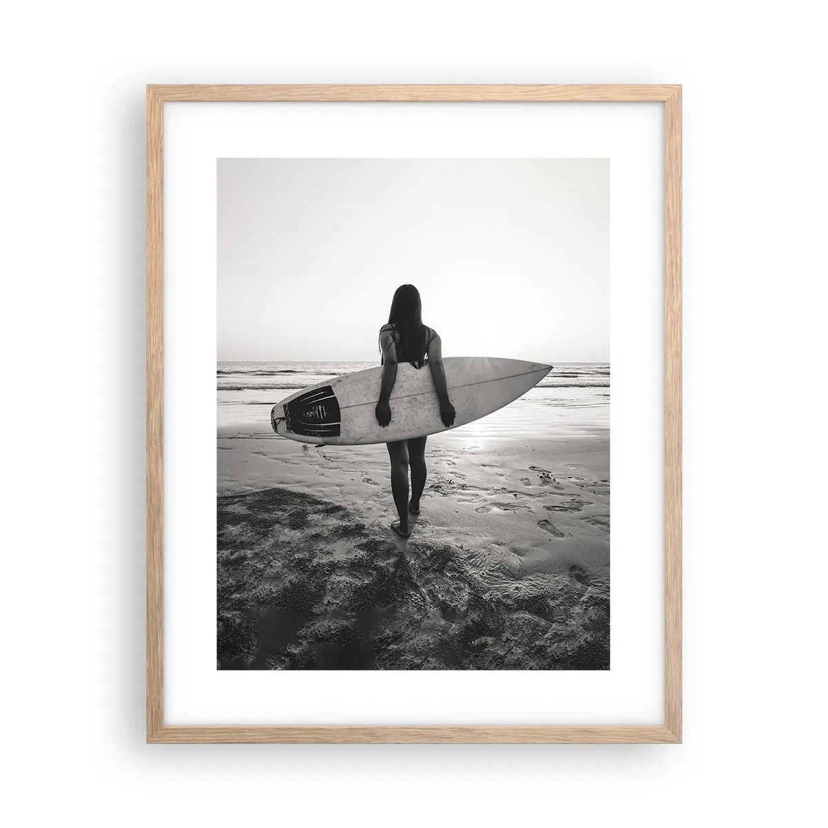 Plakat w ramie jasny dąb - Córka morskiej fali - 40x50 cm