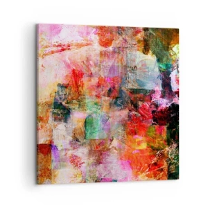 Obraz na płótnie - Podróż poprzez róż - 50x50 cm