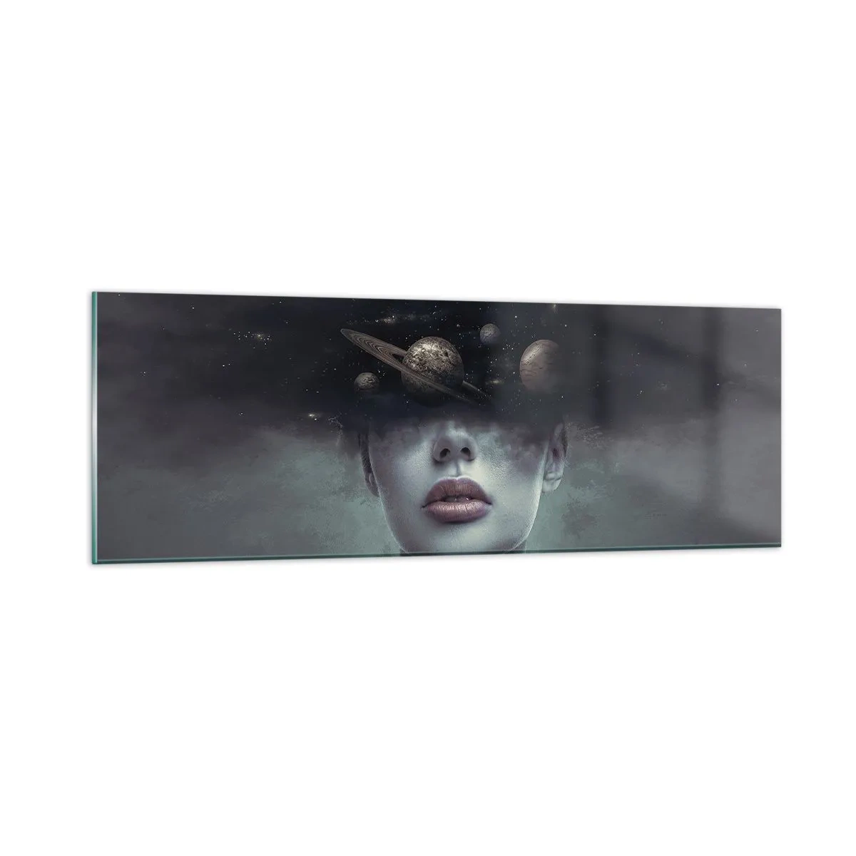 Obraz na szkle - A planety szaleją… - 90x30 cm