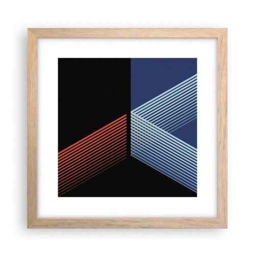 Plakat w ramie jasny dąb - Prosta historia - 30x30 cm
