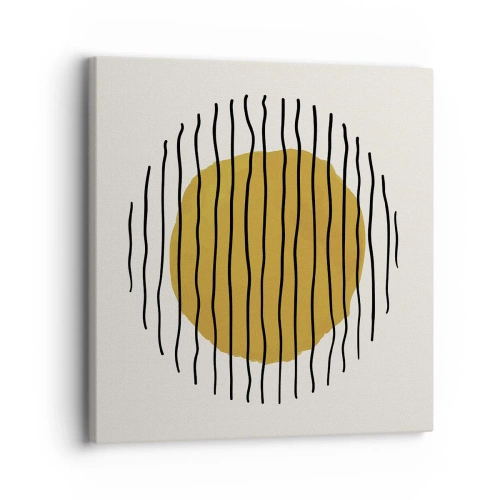 Obraz na płótnie - Abstrakcja drżąca od żaru - 30x30 cm