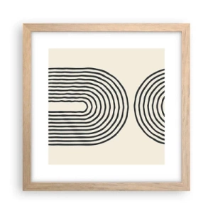 Plakat w ramie jasny dąb - Już za chwilę… - 30x30 cm