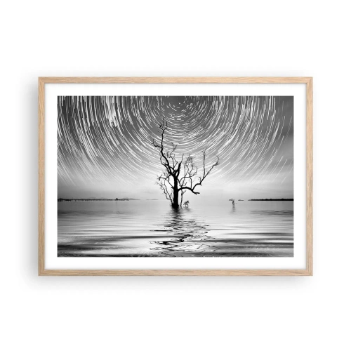 Plakat w ramie jasny dąb - Symfonia natury - 70x50 cm