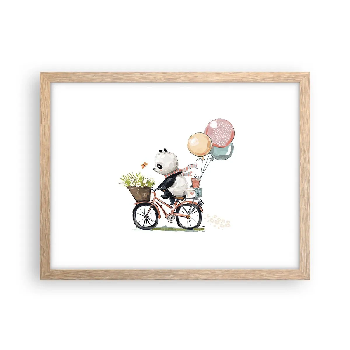 Plakat w ramie jasny dąb - Szczęśliwy dzień - 40x30 cm
