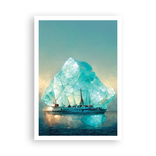 Plakat - Arktyczny brylant - 70x100 cm