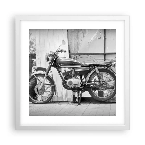 Plakat w białej ramie - Klasyka ponad wszystko - 40x40 cm