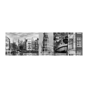 Fototapeta Próbka Premium Sand - Amsterdamskie klimaty - Miasto, Amsterdam, Architektura - 100x30 cm