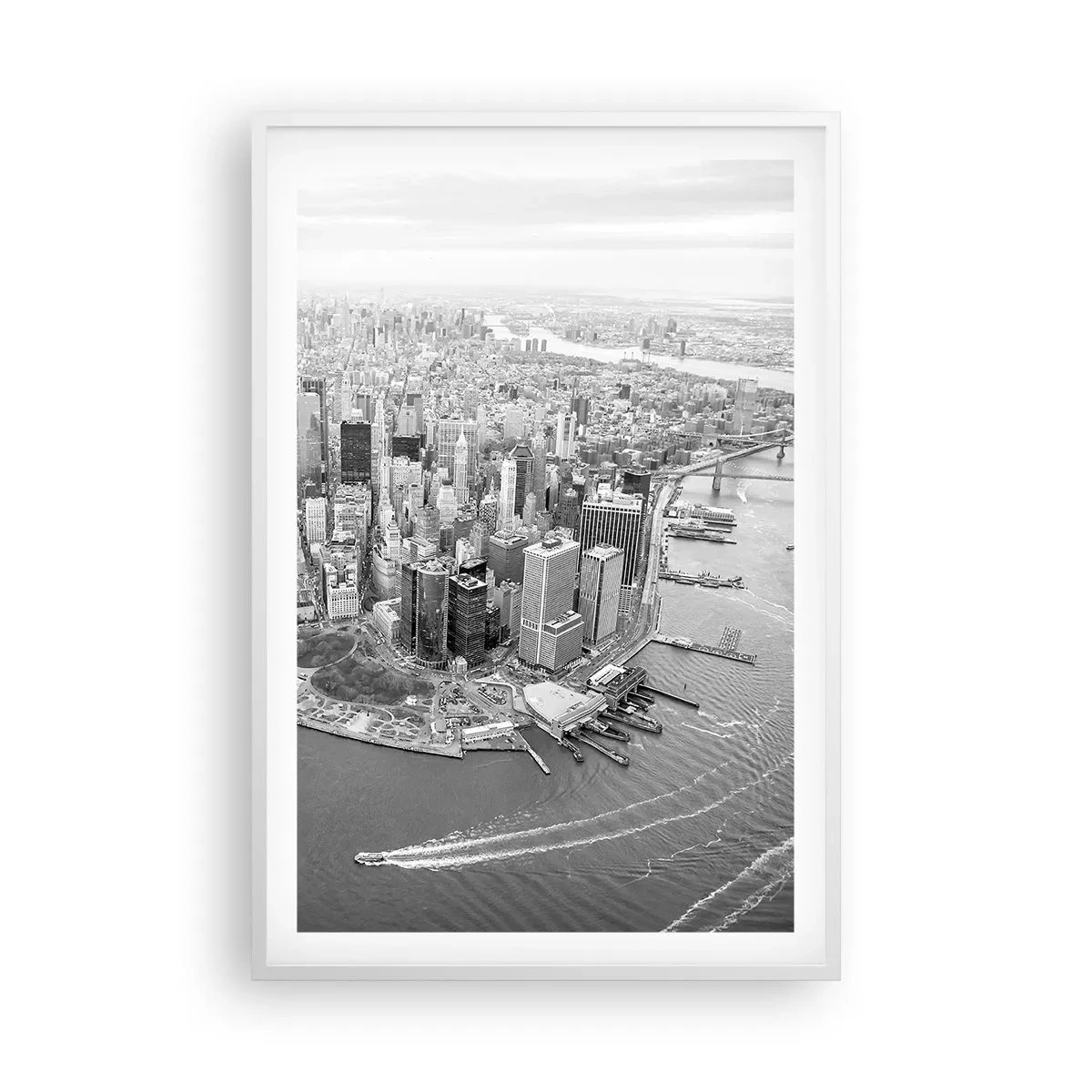 Plakat w białej ramie - Jak nie pokochać? - 61x91 cm