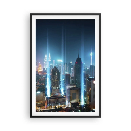 Plakat w czarnej ramie - Po berlińsku do nieba - 61x91 cm