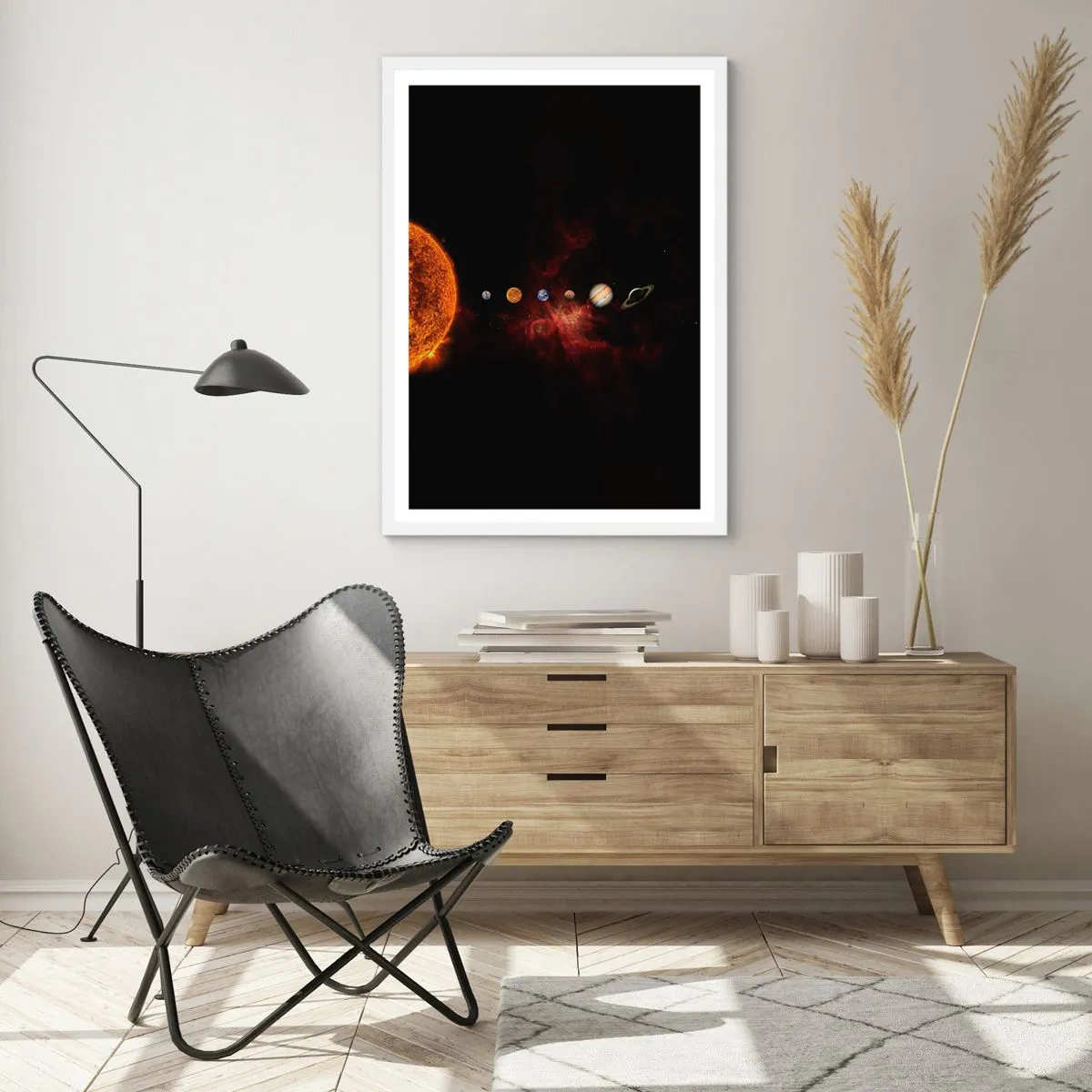 Plakat w białej ramie - Nasza okolica - 70x100 cm