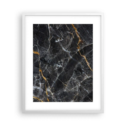 Plakat w białej ramie - Wewnętrzne życie kamienia - 40x50 cm