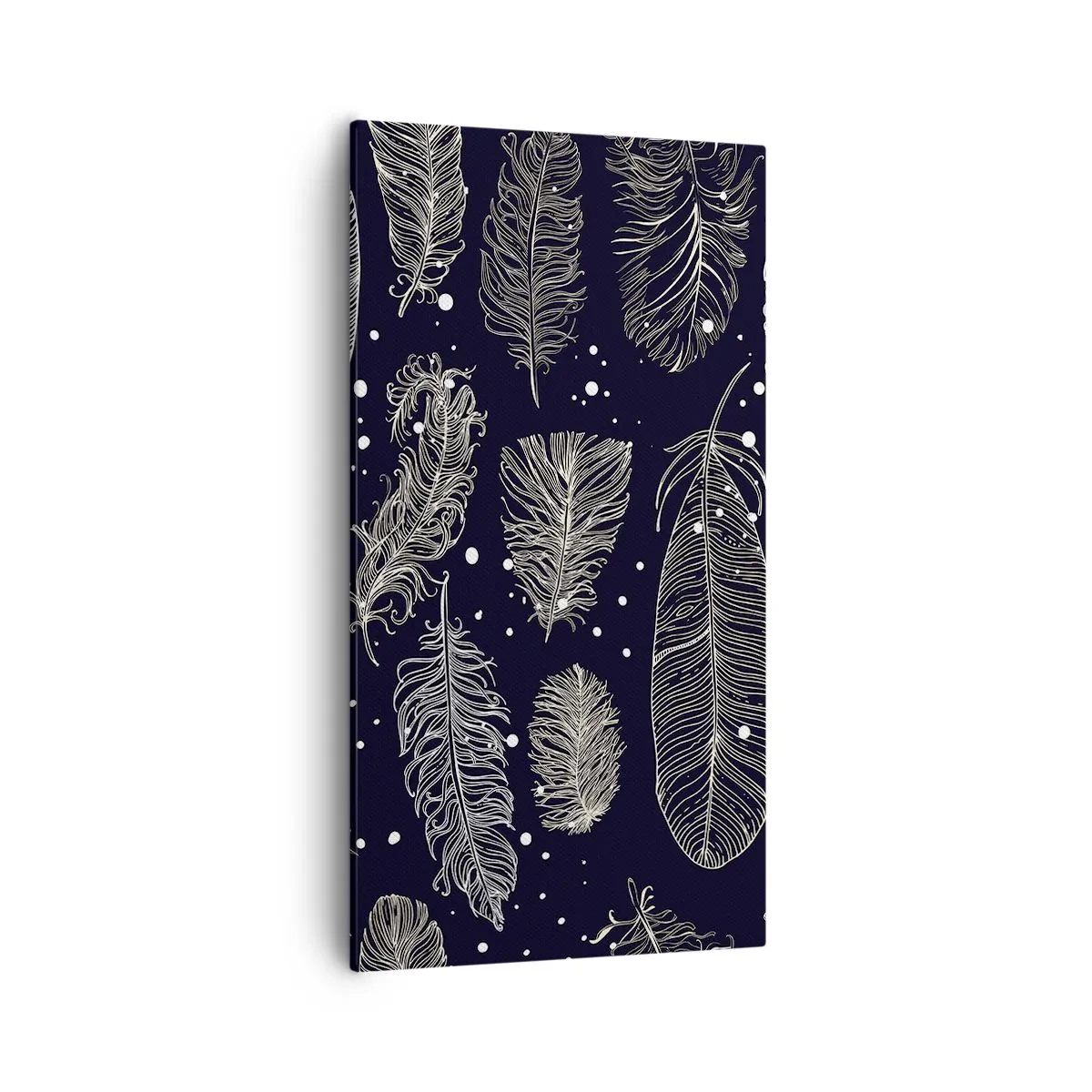 Obraz na płótnie - Pierzasta koronka - 55x100 cm