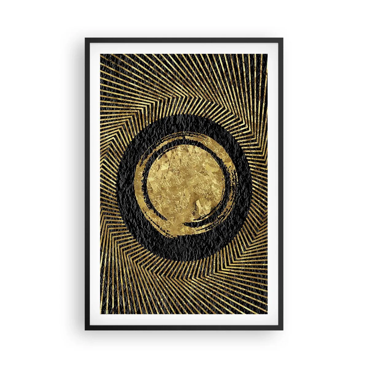 Plakat w czarnej ramie - Kompozycja glamour - 61x91 cm