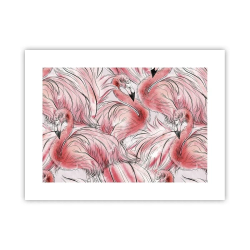 Plakat - Ptasi corps de ballet - 40x30 cm