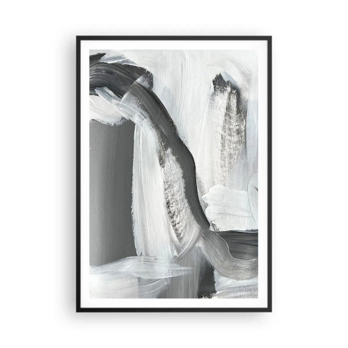 Plakat w czarnej ramie - Zdecydowanym ruchem - 70x100 cm