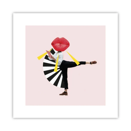 Plakat - Surrealistyczny pop-art - 30x30 cm