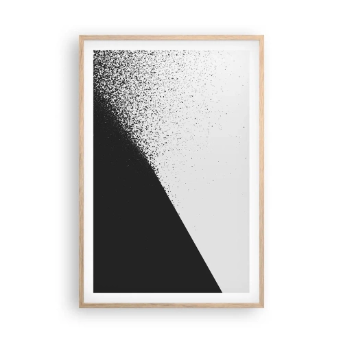 Plakat w ramie jasny dąb - Coraz szybciej, coraz więcej - 61x91 cm