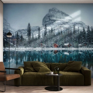 Fototapeta Standard Eco - Kanadyjskie zacisze - Krajobraz, Kanada, Zima - 200x140 cm