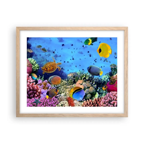 Plakat w ramie jasny dąb - I co my wiemy o życiu... - 50x40 cm