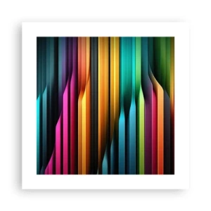 Plakat - Świetlne organy - 40x40 cm