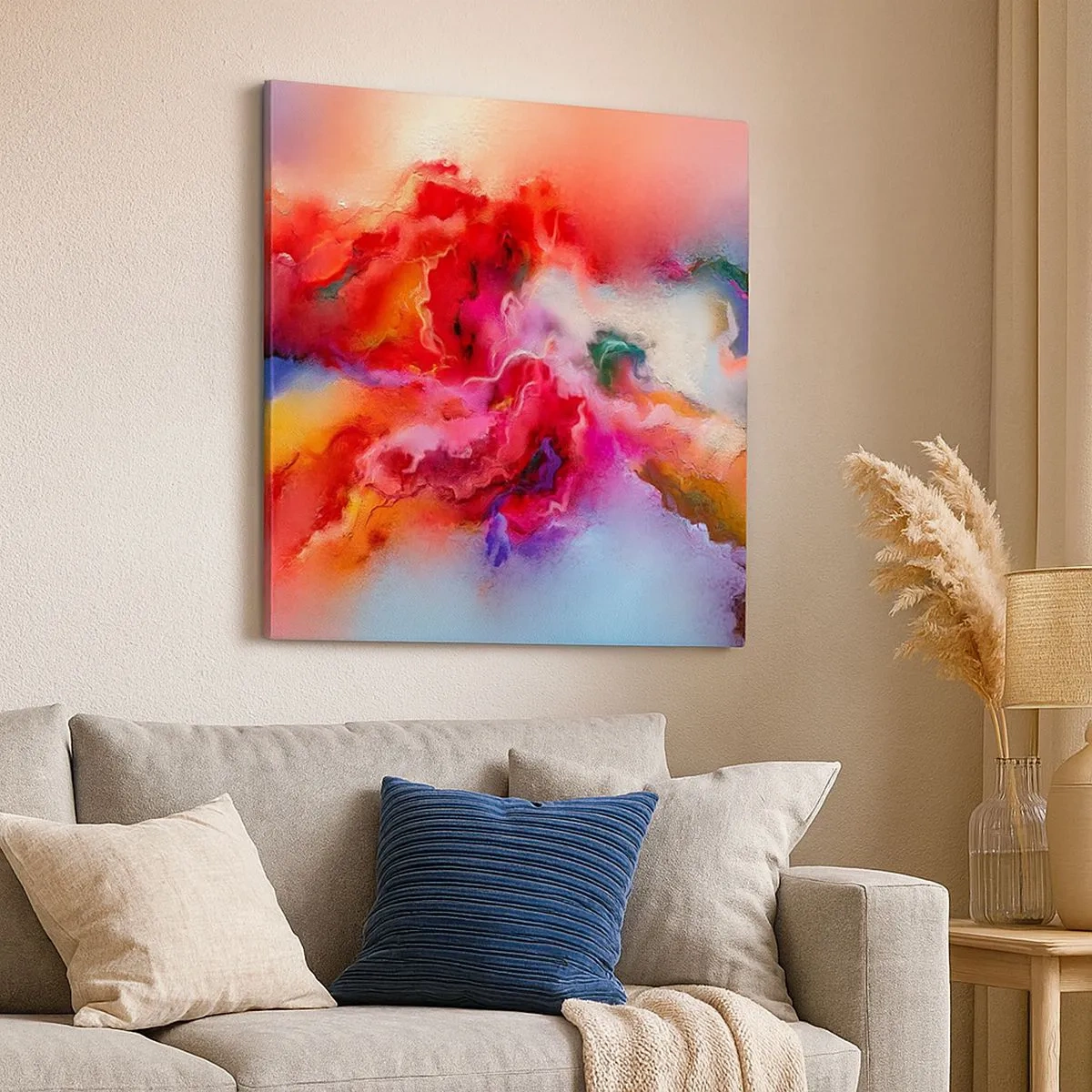 Obraz na płótnie - Jak pochwycić marzenia - dym - 30x30 cm