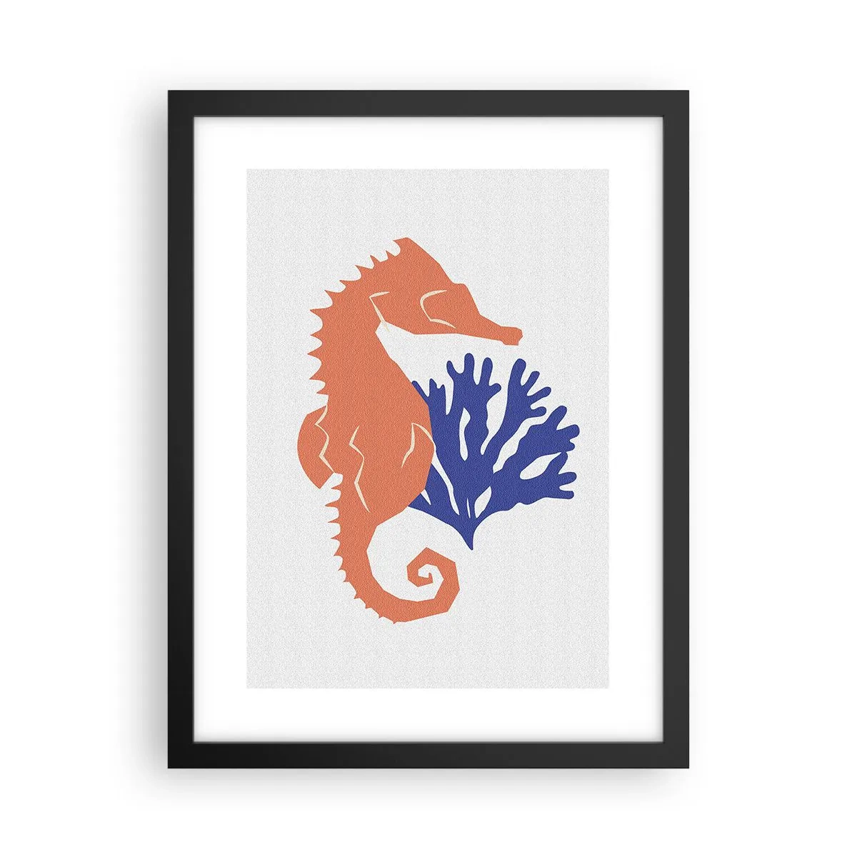 Plakat w czarnej ramie - Na podwodnej łące - 30x40 cm