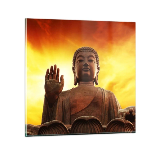 Obraz na szkle - Spokój świata - 40x40 cm