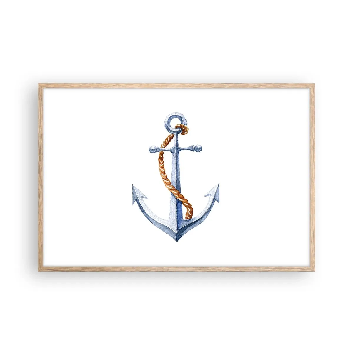 Plakat w ramie jasny dąb - Ahoj przygodo! - 91x61 cm